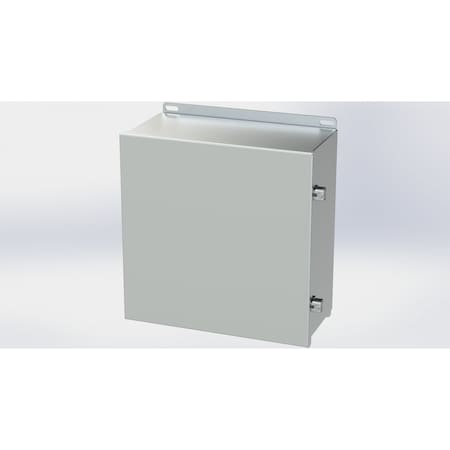 Saginaw Control & Engineering Electrical Enclosures, 12.13 in H, 6 in D, 12 in W, NEMA 3R, 4, 4X, 12, 13, 316 Stainless Steel SCE-1212CHNFSS6